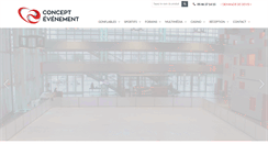 Desktop Screenshot of conceptevenement.com